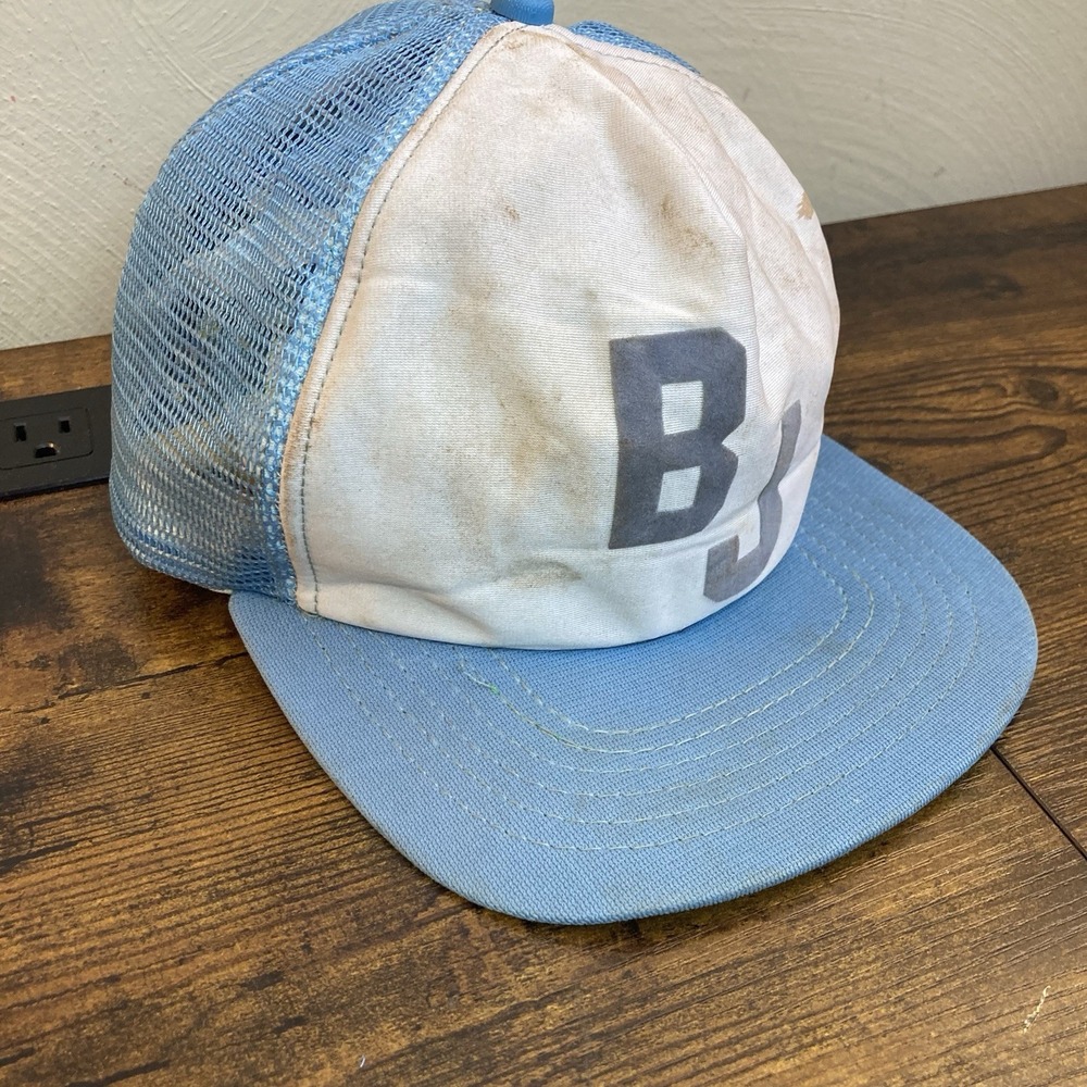 New Era Hat Super Vintage USA Initials BJ - FFO Blue Jays - Trucker Hat - Sz S/M